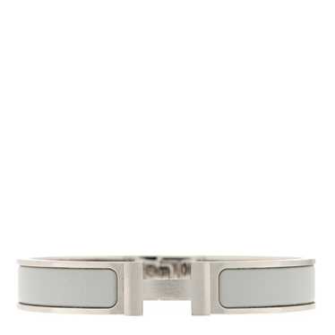 HERMES Matte Enamel Narrow Clic Clac HH Bracelet G