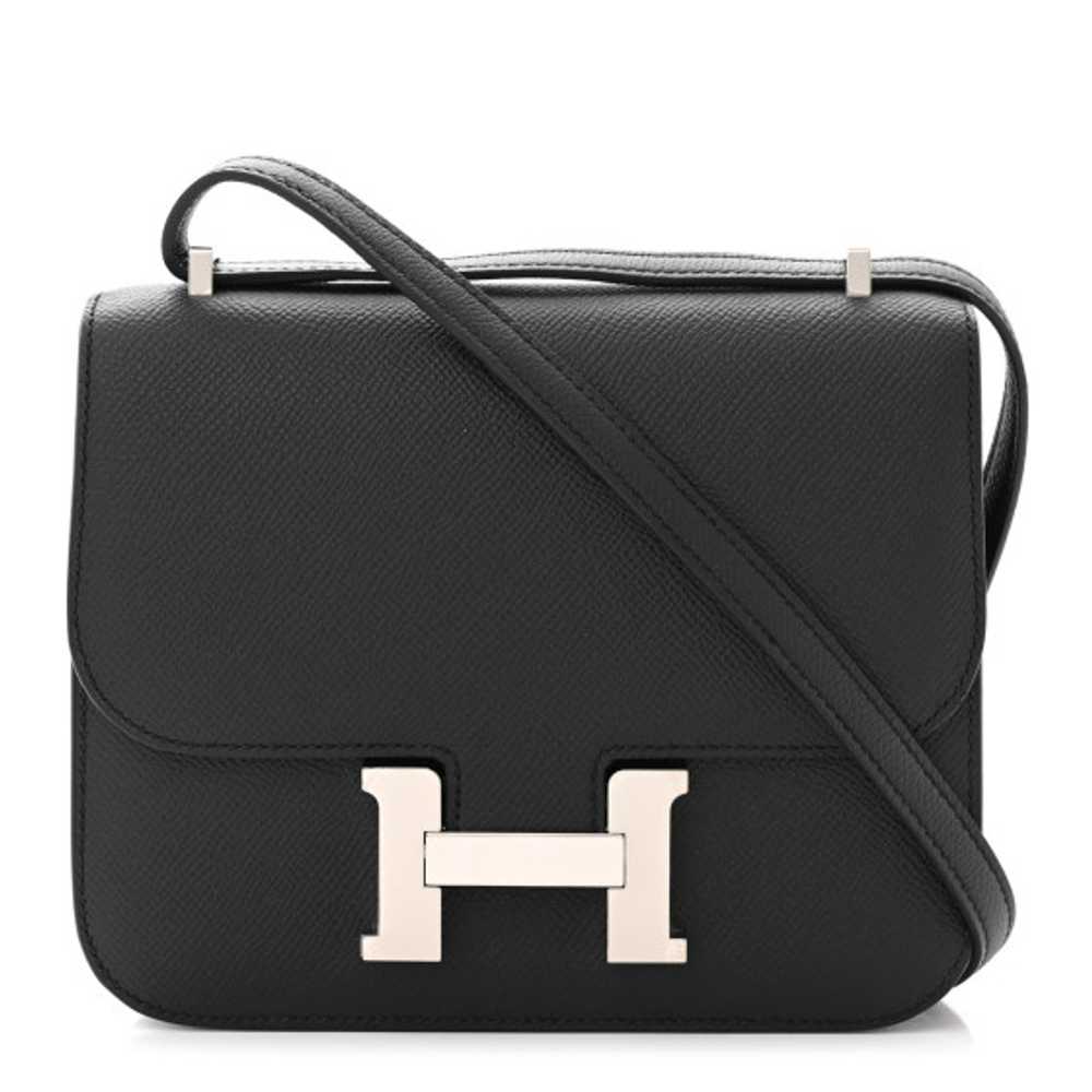 HERMES Epsom Constance 18 Black - image 1