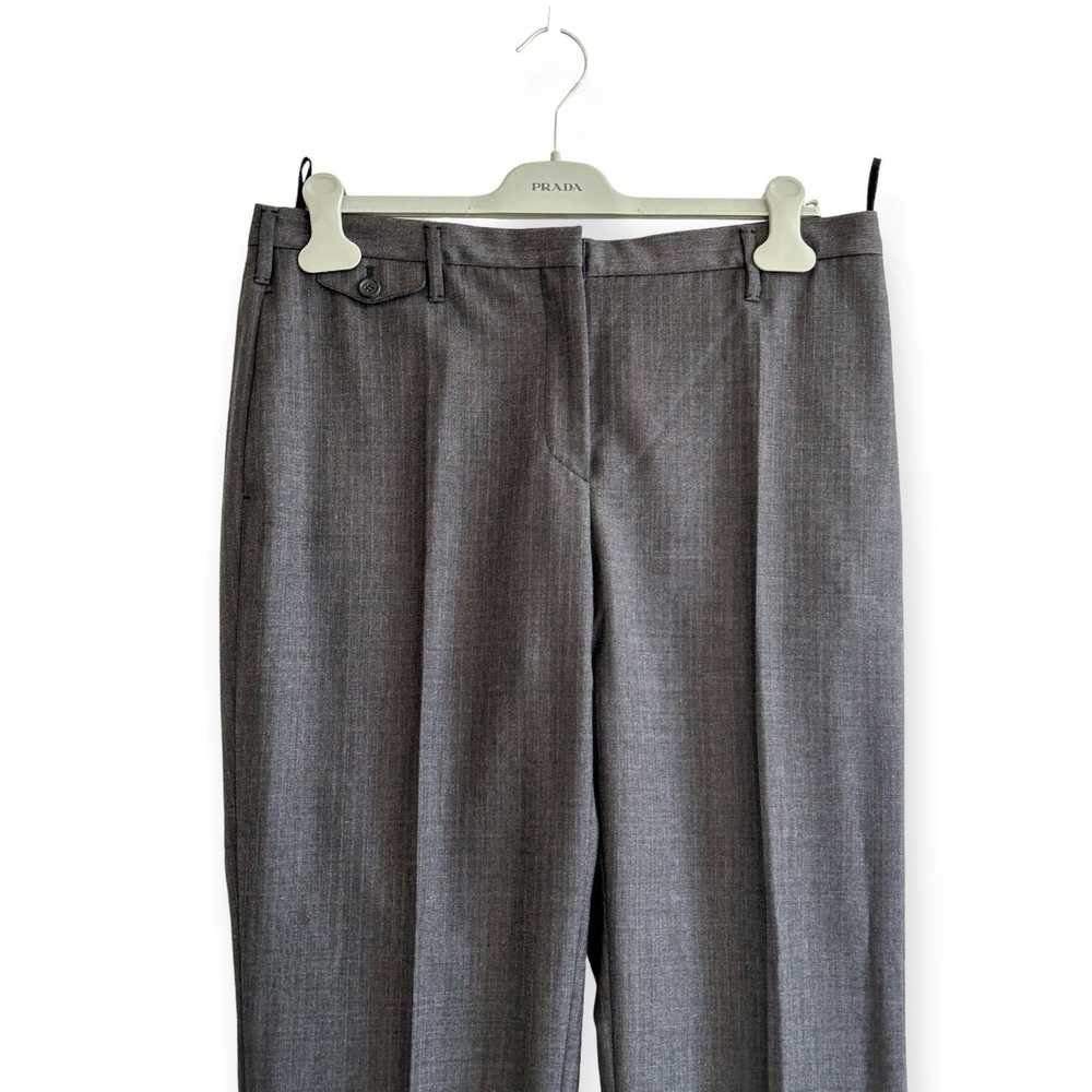 Prada Prada Gray Wool Dress Pants, Size Italian 4… - image 6