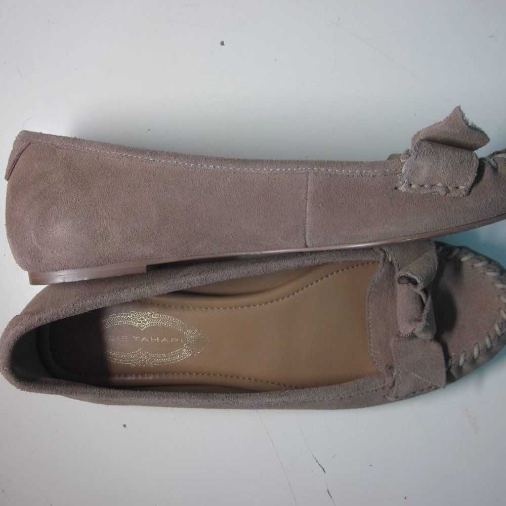 Elie Tahari Elie Tahari Tan Taupe Suede Flats Siz… - image 4