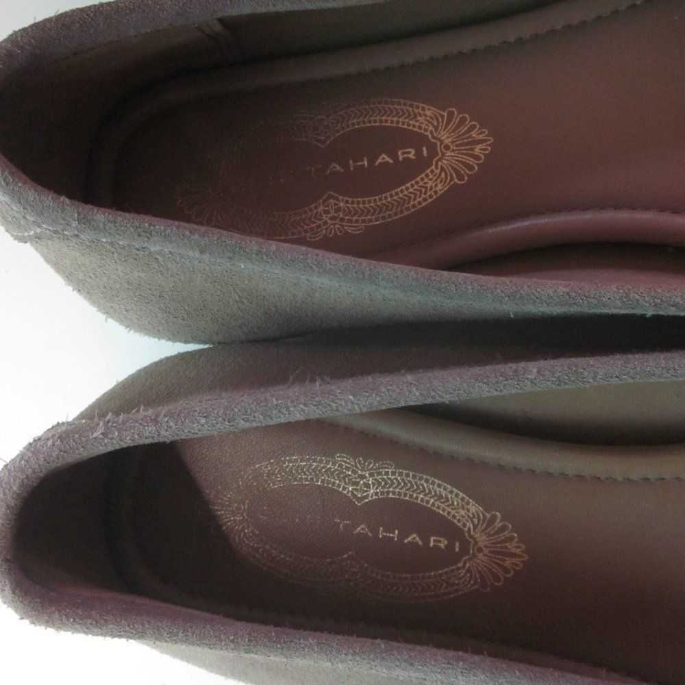 Elie Tahari Elie Tahari Tan Taupe Suede Flats Siz… - image 7