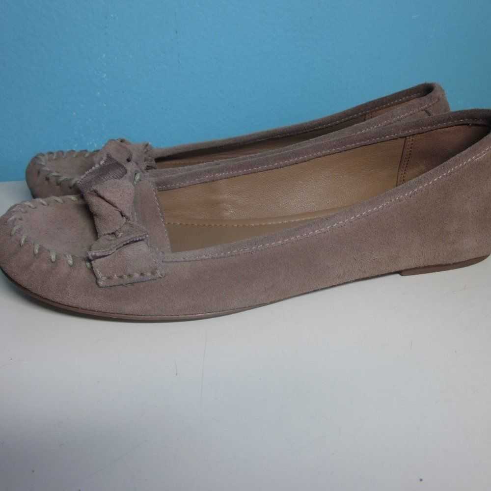 Elie Tahari Elie Tahari Tan Taupe Suede Flats Siz… - image 8