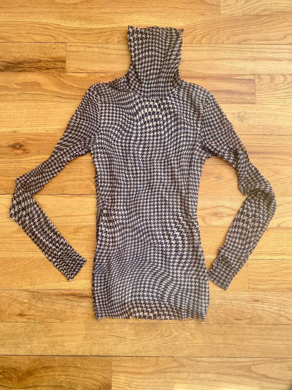 GANNI Mesh patterned turtleneck (34) | Used,… - image 1