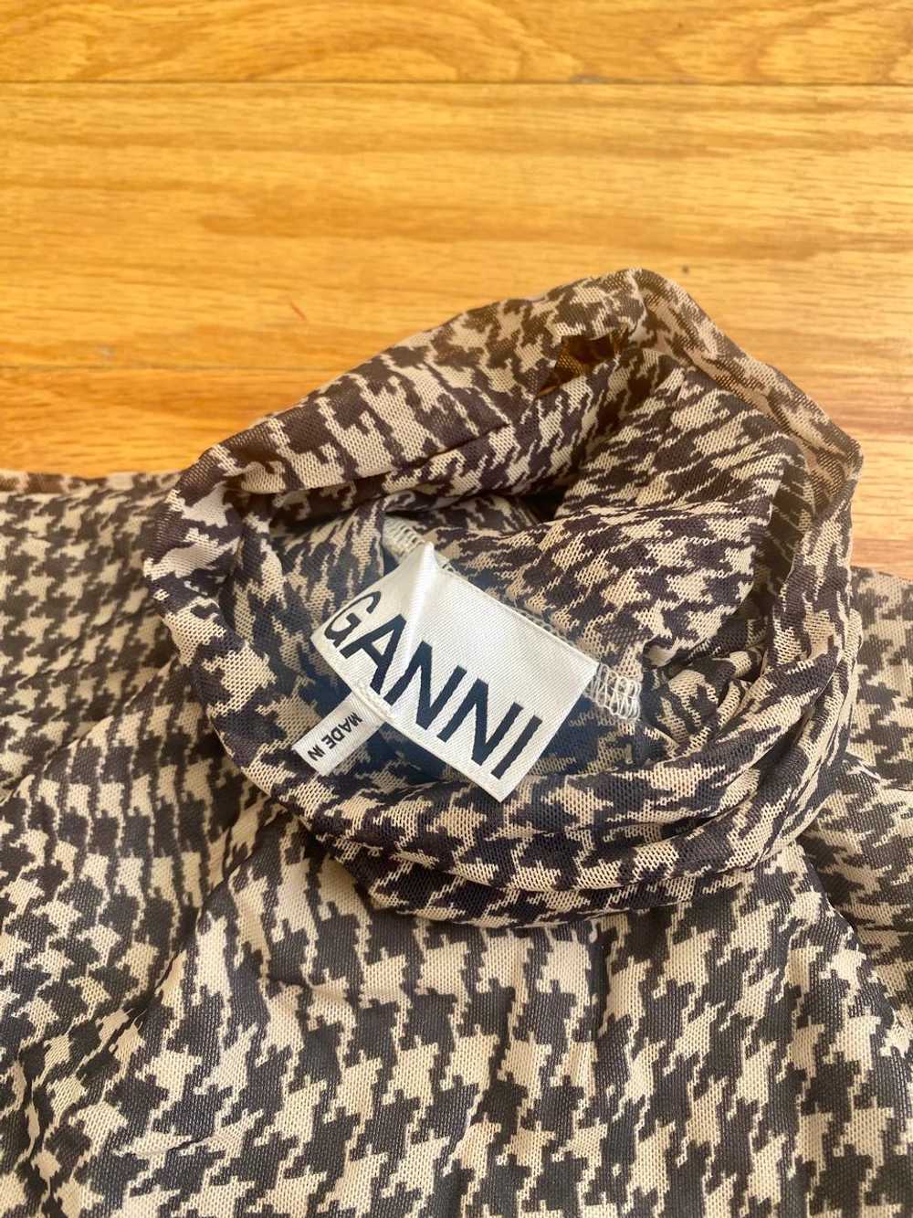 GANNI Mesh patterned turtleneck (34) | Used,… - image 3