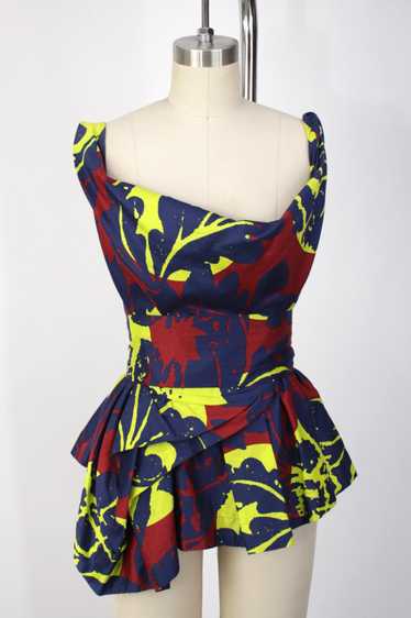 Vivienne Westwood Anglomania Art Print Peplum Top*