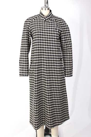 1980s Kenzo Wool & Cashmere Houndstooth Dress