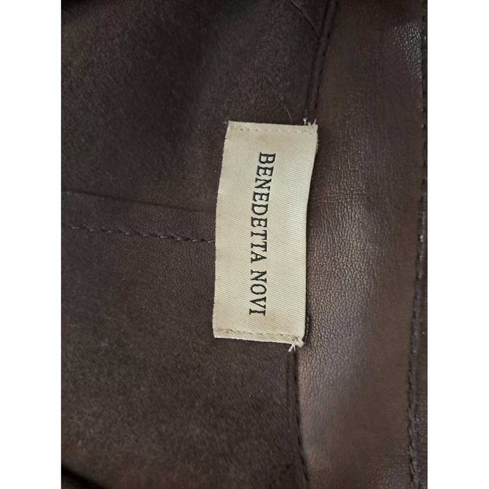 Benedetta Novi Leather biker jacket - image 9