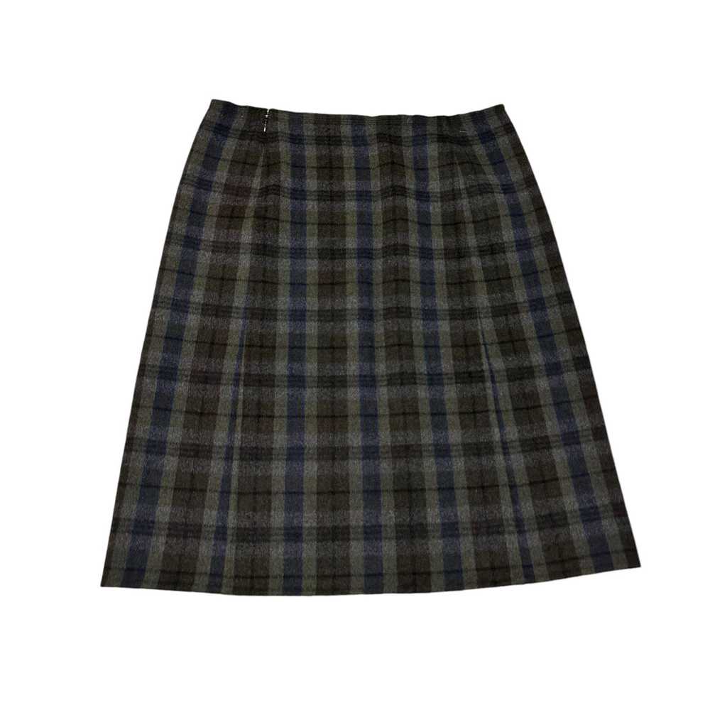 Prada Prada Plaid Wool/Angora Straight Skirt, Siz… - image 5