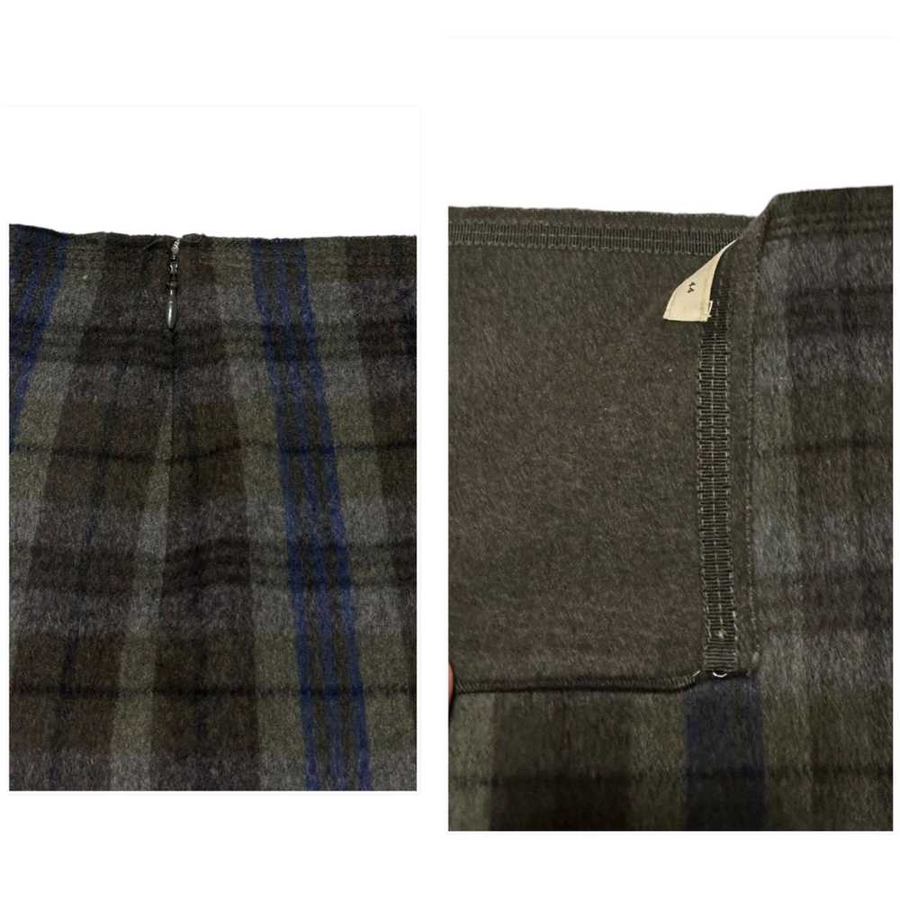 Prada Prada Plaid Wool/Angora Straight Skirt, Siz… - image 6