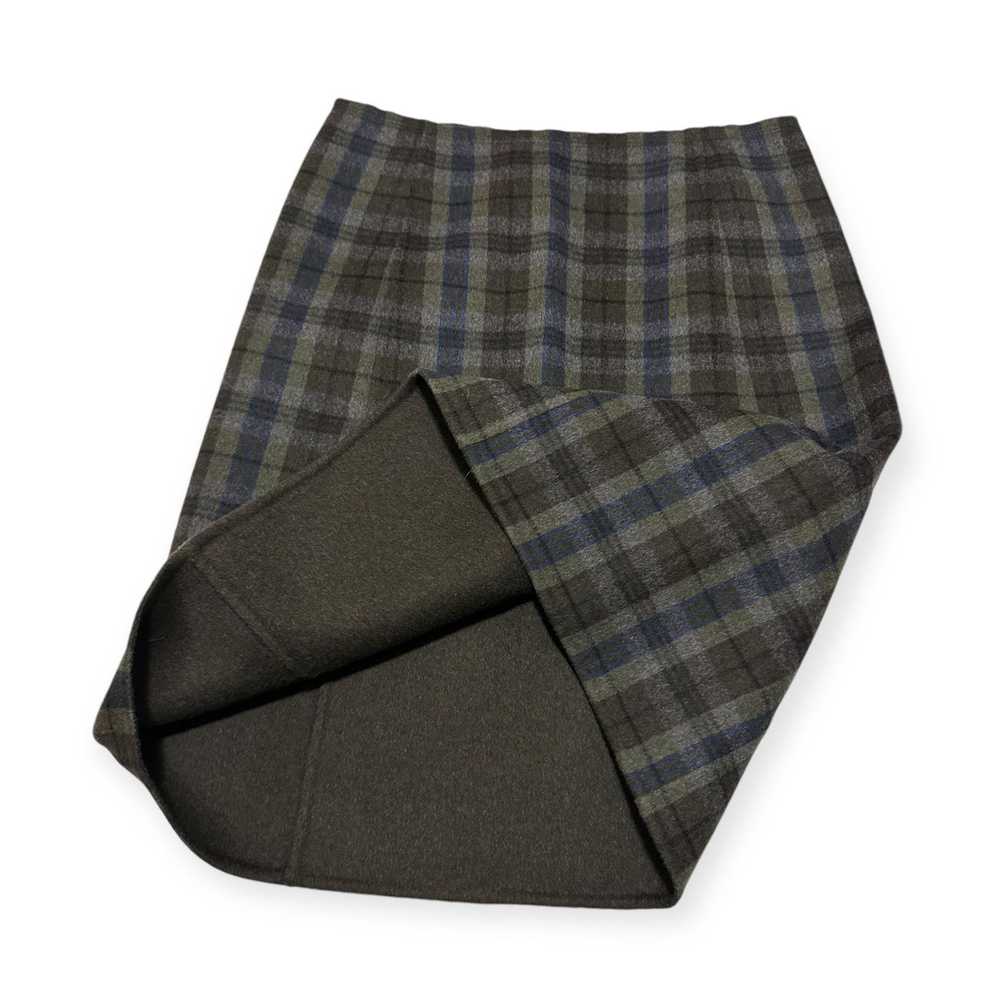 Prada Prada Plaid Wool/Angora Straight Skirt, Siz… - image 8