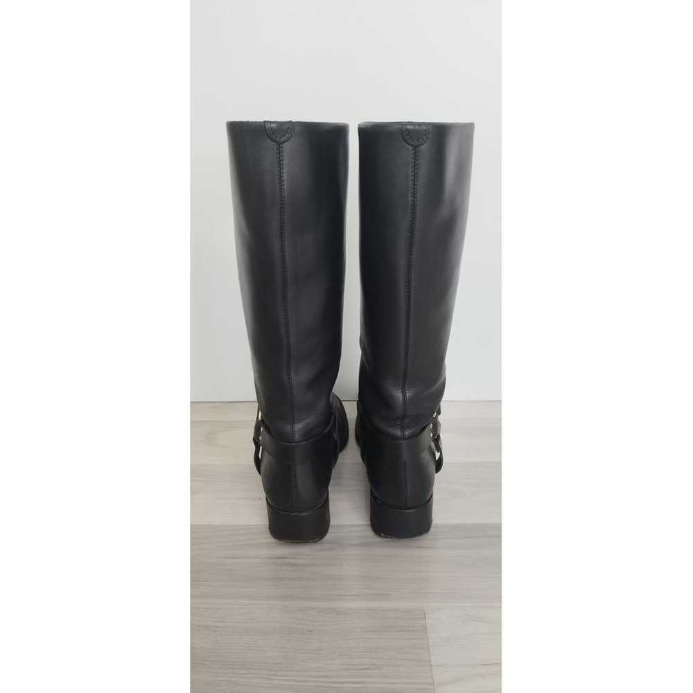 Salvatore Ferragamo Leather biker boots - image 4