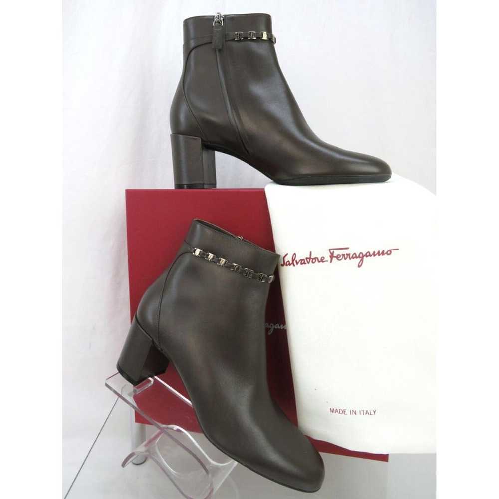 Salvatore Ferragamo Leather ankle boots - image 3