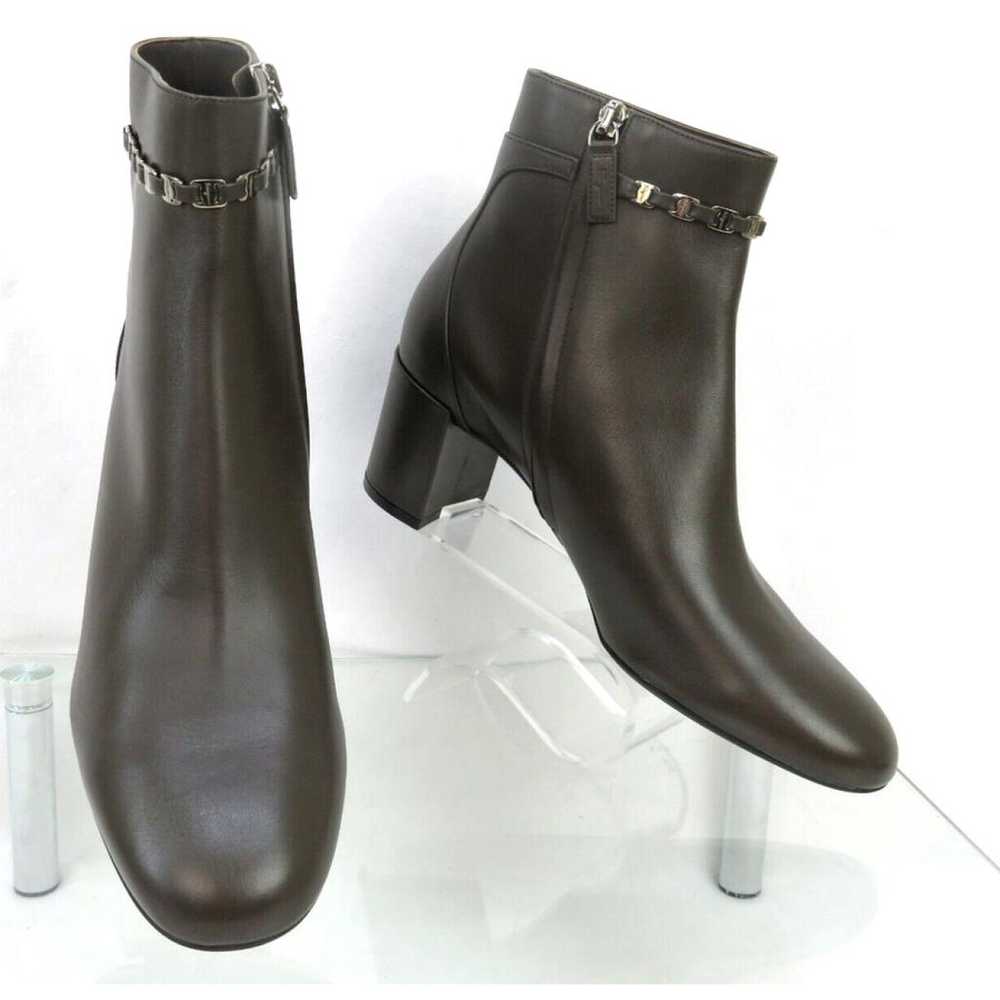 Salvatore Ferragamo Leather ankle boots - image 6