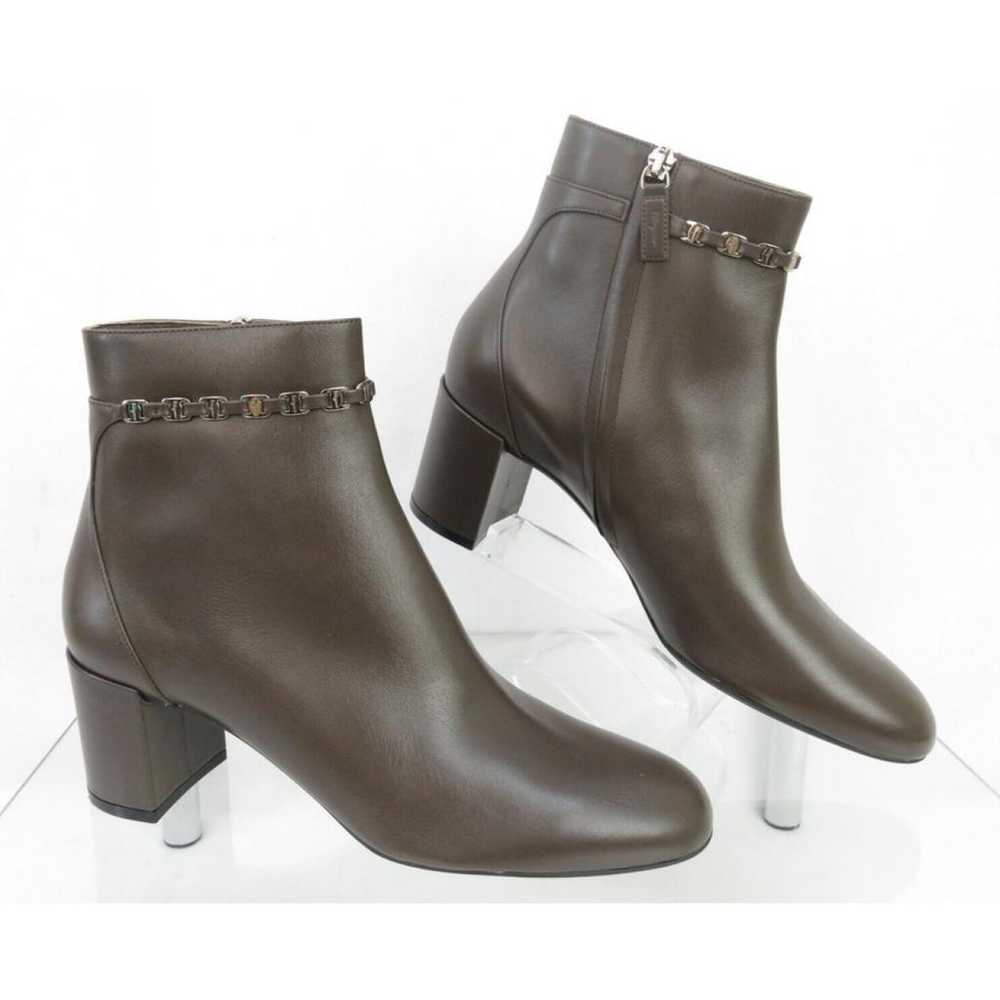 Salvatore Ferragamo Leather ankle boots - image 4