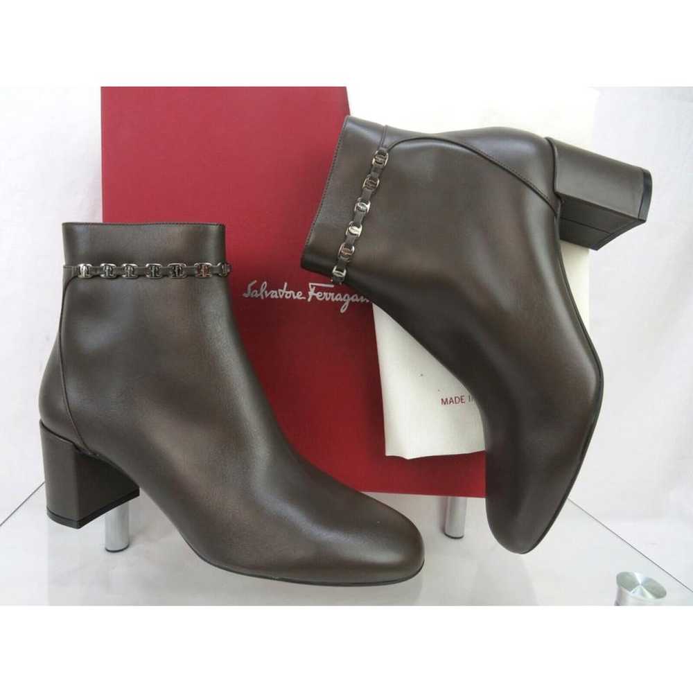 Salvatore Ferragamo Leather ankle boots - image 5