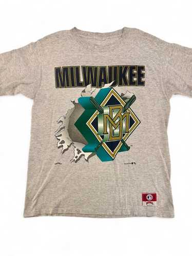 Nutmeg Vintage Milwaukee Brewers Nutmeg Shirt Size