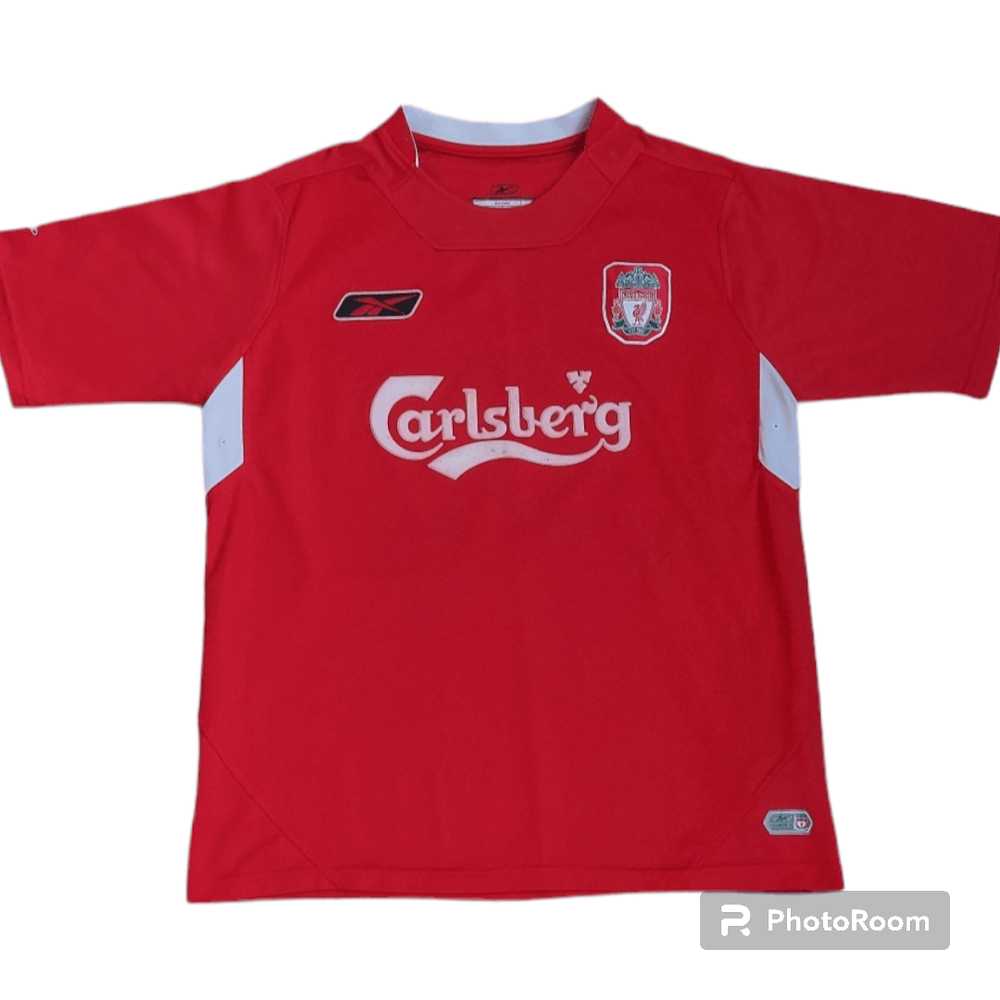 Liverpool × Soccer Jersey 💥Vintage 2004/2005 Liv… - image 1