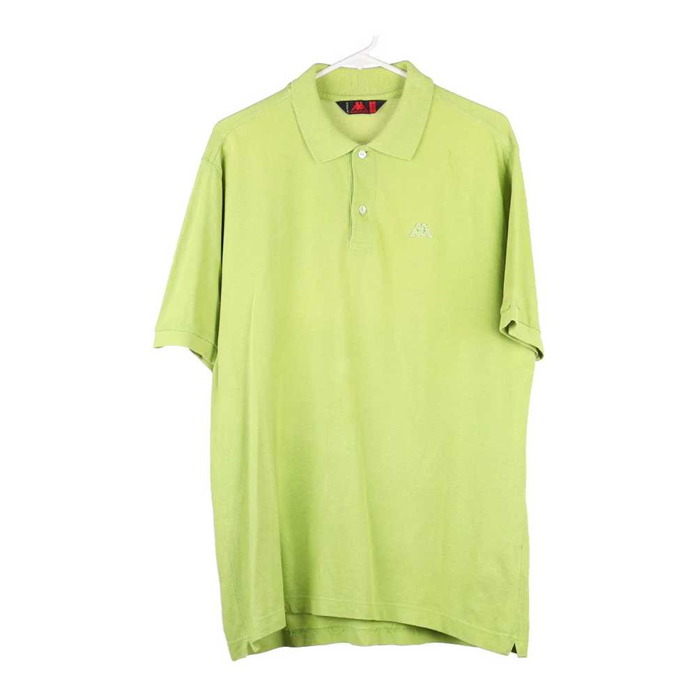 Kappa Polo Shirt - Large Green Cotton - image 1