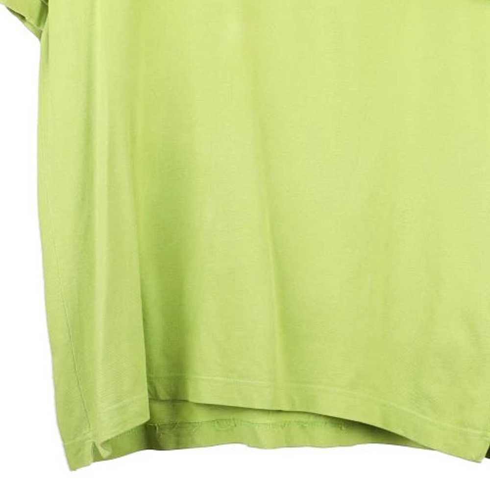 Kappa Polo Shirt - Large Green Cotton - image 4