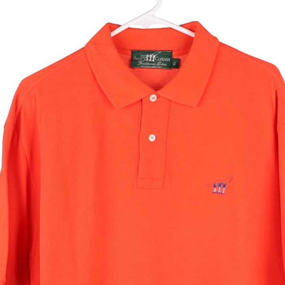 Henry Cottons Polo Shirt - XL Orange Cotton - image 3