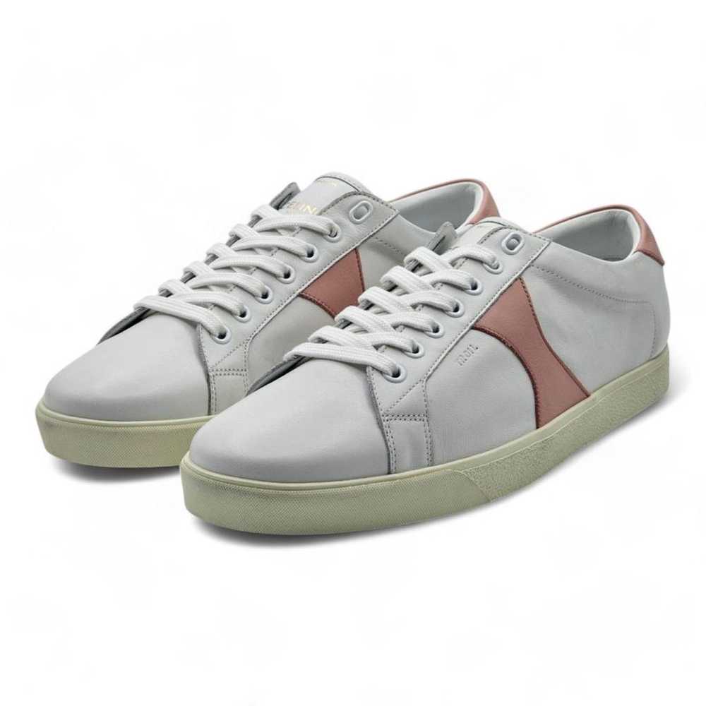 Celine Triomphe leather low trainers - image 2