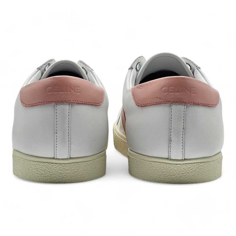 Celine Triomphe leather low trainers - image 4