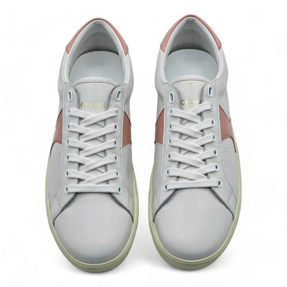 Celine Triomphe leather low trainers - image 5