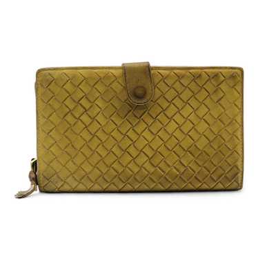 Bottega Veneta Ottone Intrecciato Woven Leather Co