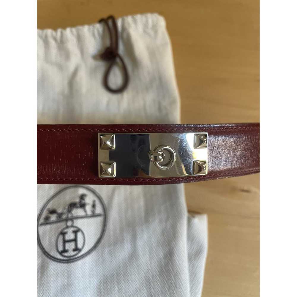 Hermès Médor leather belt - image 6