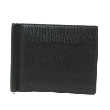 Prada Saffiano Black Leather Wallet (Pre-Owned) - image 1