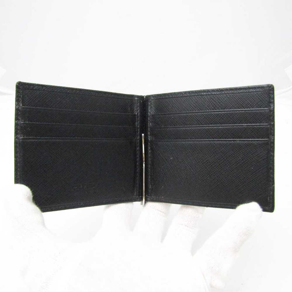 Prada Saffiano Black Leather Wallet (Pre-Owned) - image 3