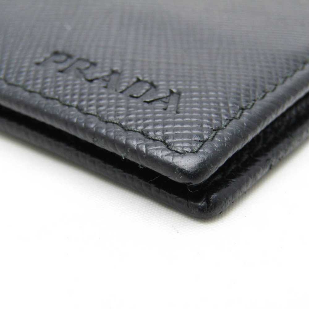 Prada Saffiano Black Leather Wallet (Pre-Owned) - image 8