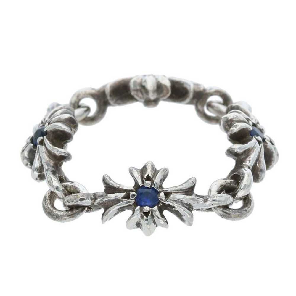 Chrome Hearts Chrome Hearts Tiny E Sapphire Ring - image 3