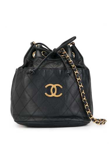 CHANEL Pre-Owned drawstring chain shoulder bag - B