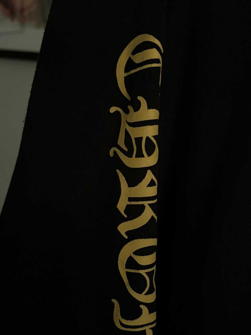 Chrome Hearts BLACK & YELLOW HORSESHOE HOODIE - image 8