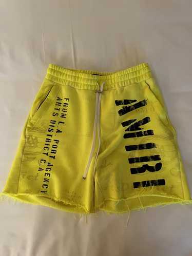 Amiri Amiri Stencil Shorts - image 1