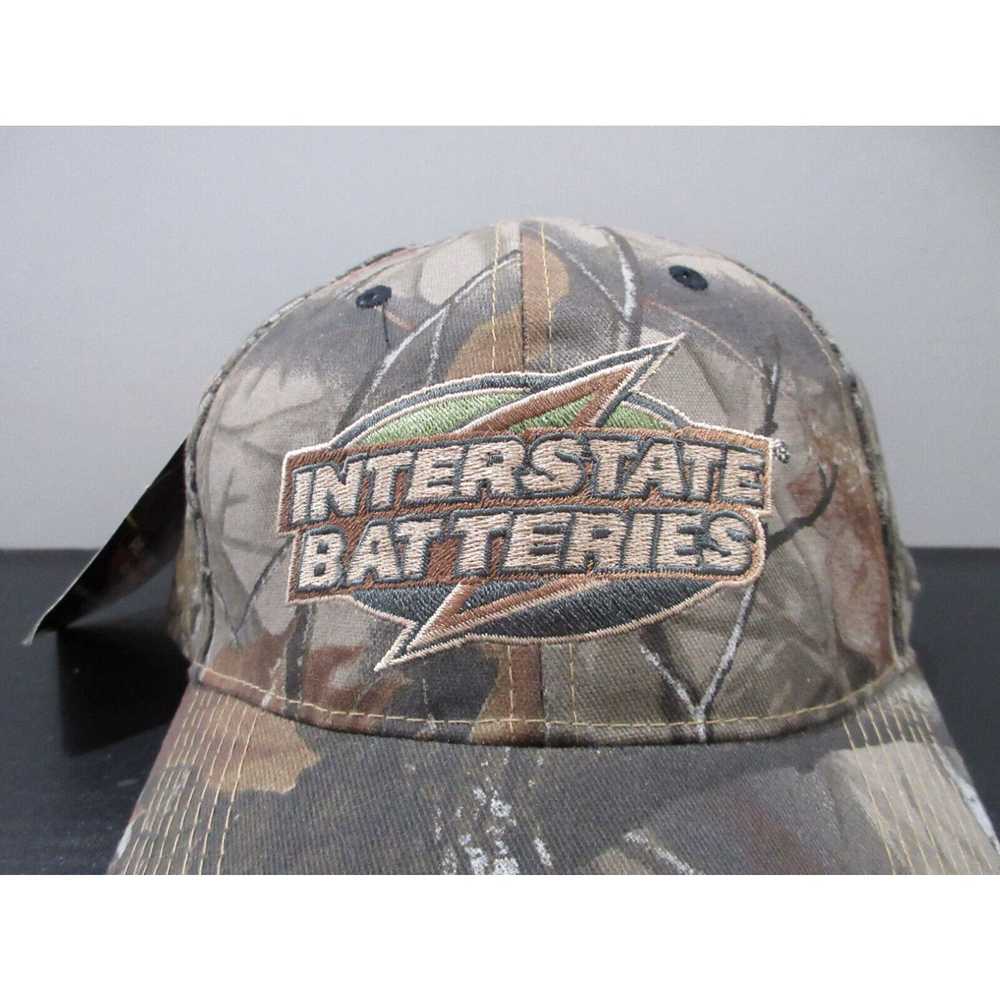 Vintage Interstate Batteries Hat Cap Snap Back Br… - image 2