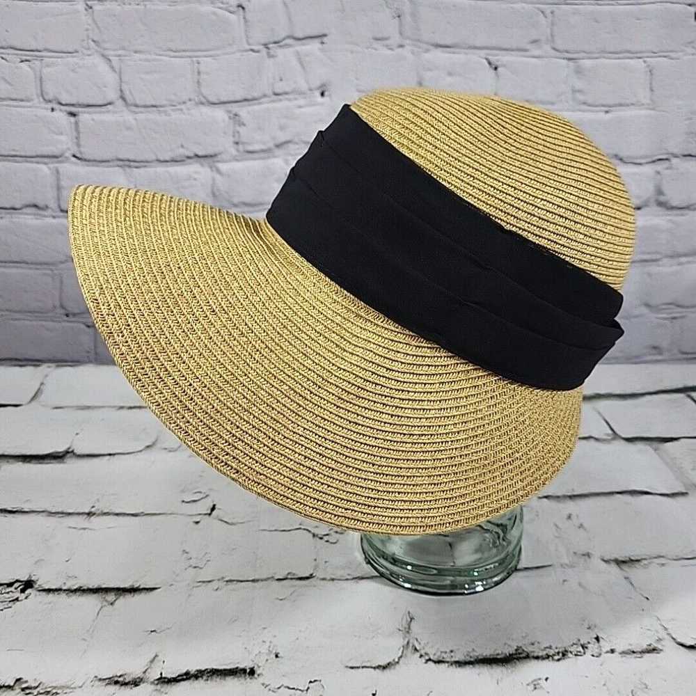 Vintage Scala Collection Straw Hat Womens Handcra… - image 1