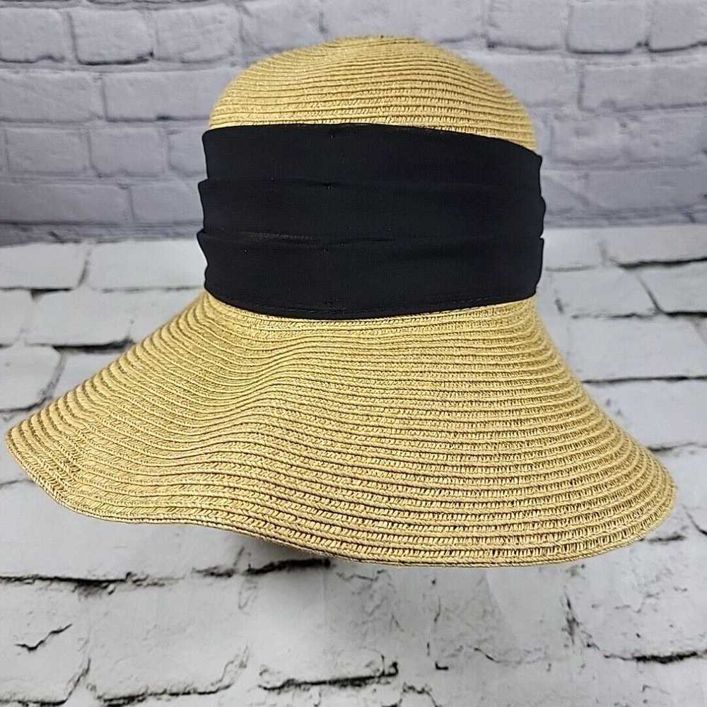 Vintage Scala Collection Straw Hat Womens Handcra… - image 2