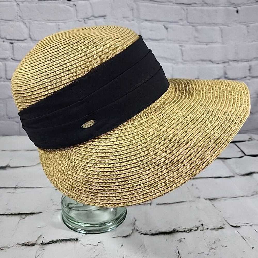 Vintage Scala Collection Straw Hat Womens Handcra… - image 3