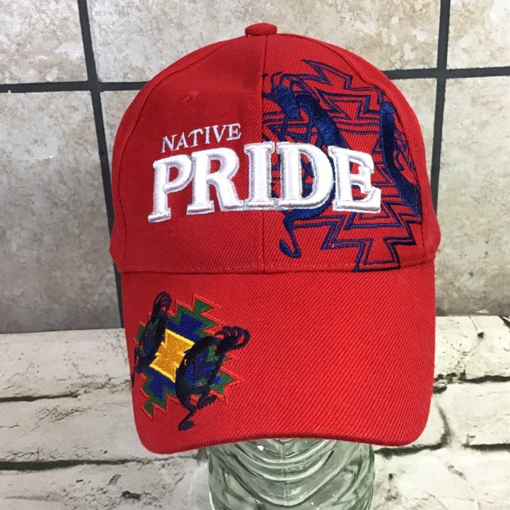 Native Native Pride Red Ballcap Hat Adjustable St… - image 1