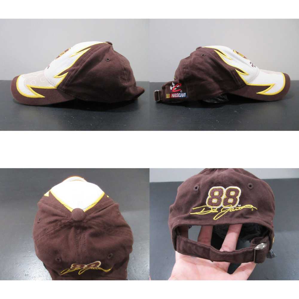 Vintage VINTAGE Nascar Hat Cap Strap Back Brown Y… - image 4