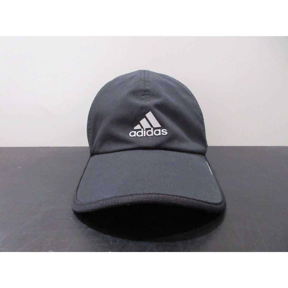 Adidas Adidas Hat Cap Strap Back Black Gray Logo … - image 1