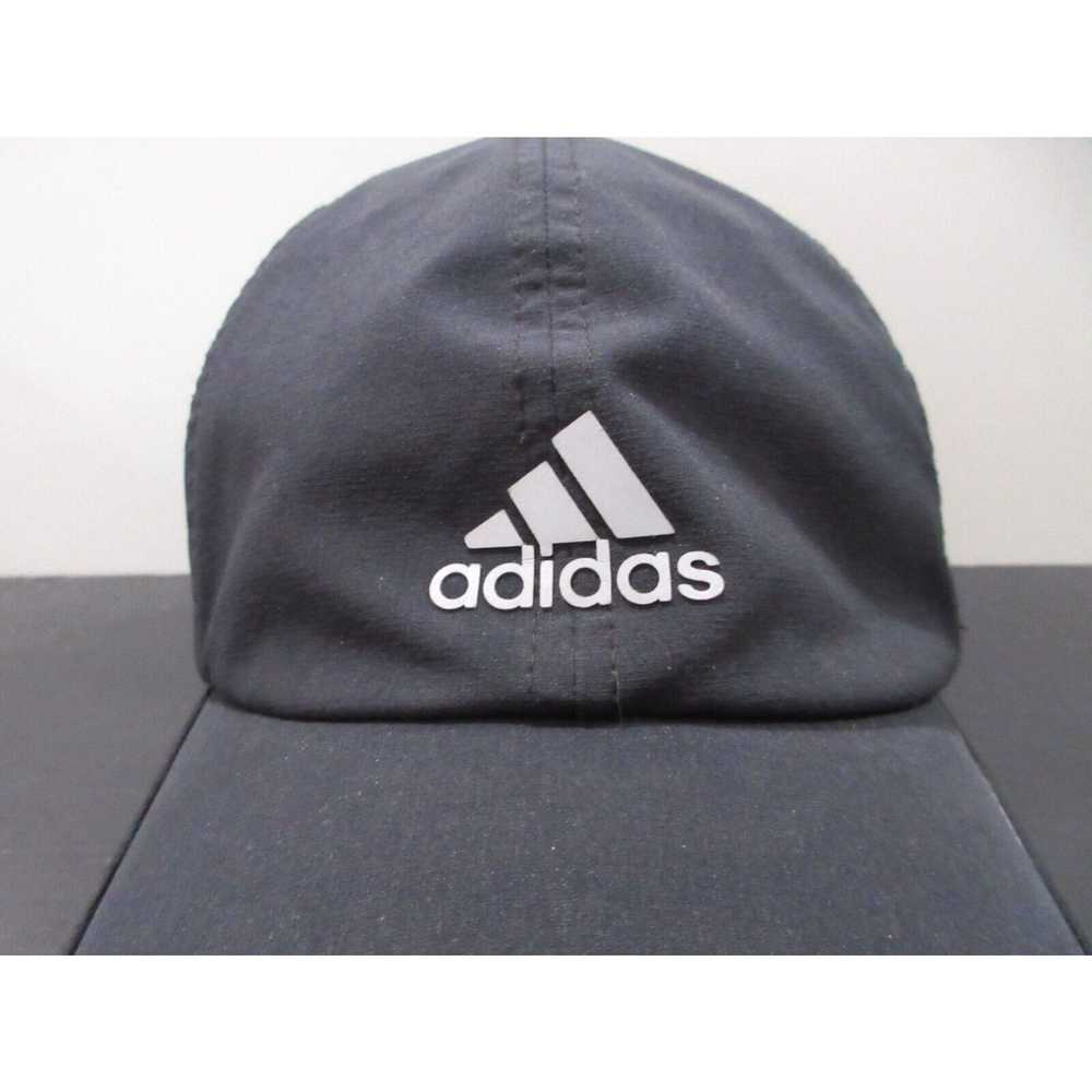 Adidas Adidas Hat Cap Strap Back Black Gray Logo … - image 2