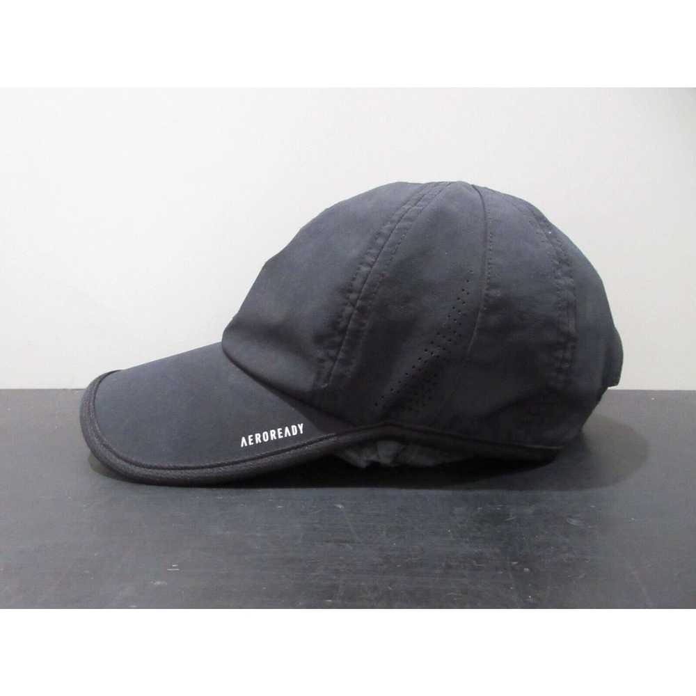 Adidas Adidas Hat Cap Strap Back Black Gray Logo … - image 3