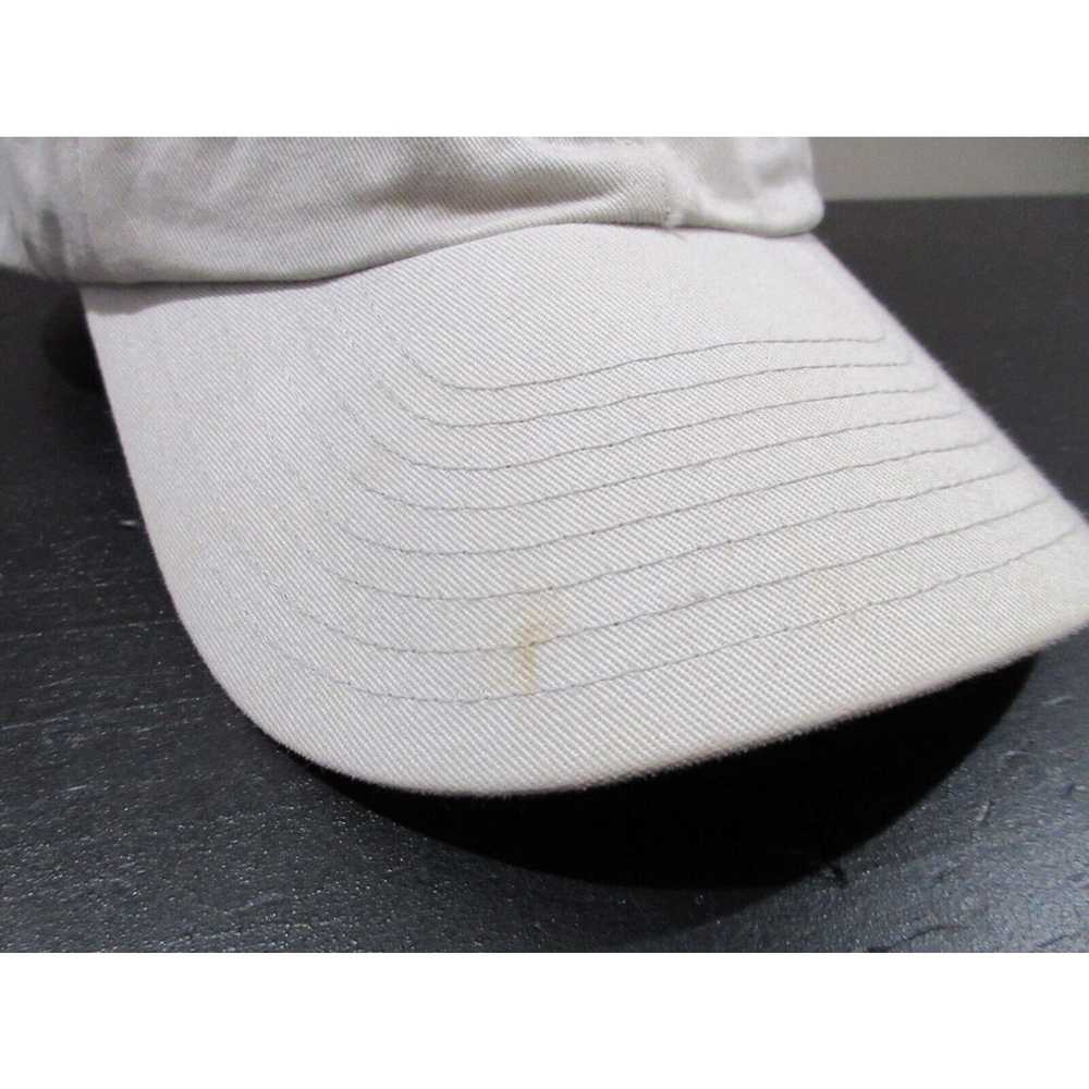 Nike VINTAGE Nike Hat Cap Strap Back White Gray S… - image 3