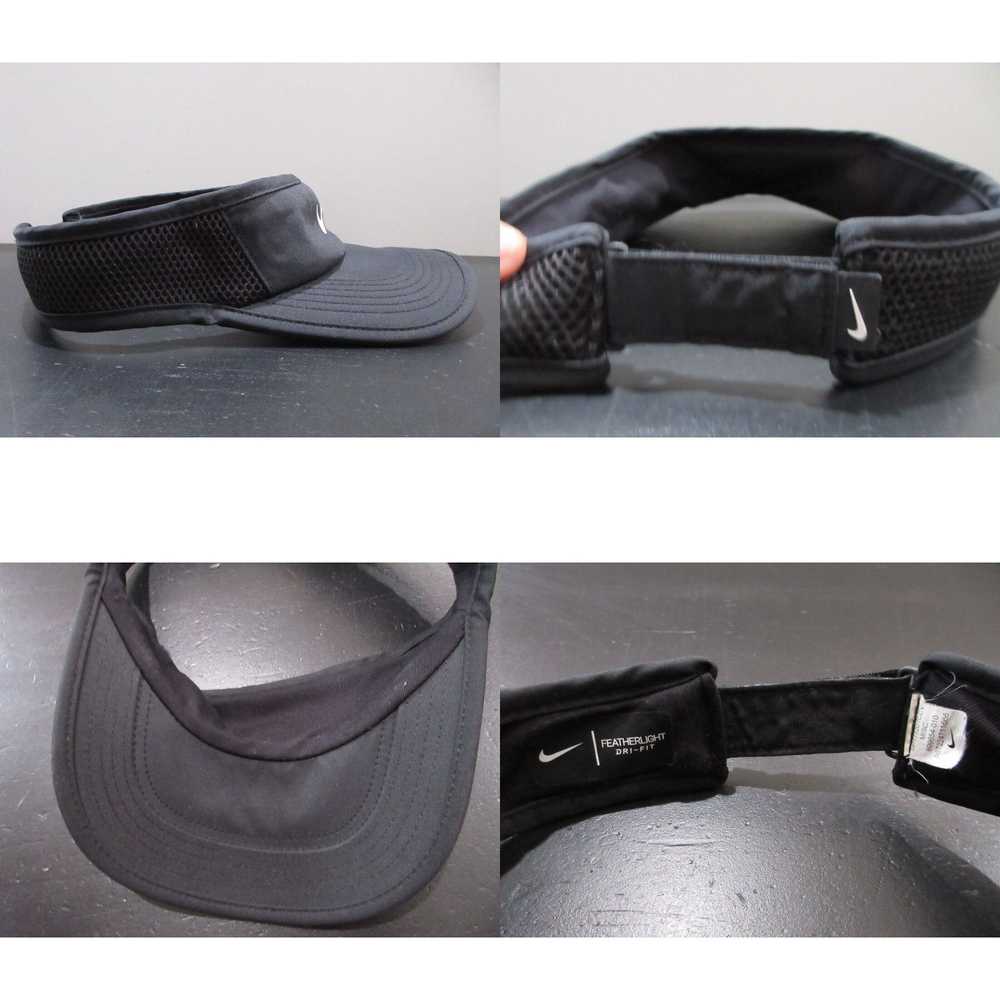 Nike Nike Hat Cap Strap Back Black White Swoosh F… - image 4