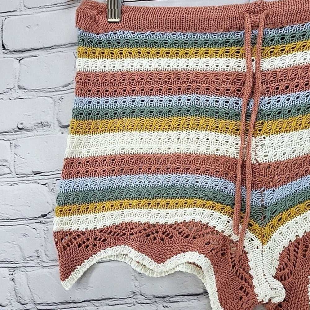 J Brand Striped Crocheted Shorts for Women in Siz… - image 2