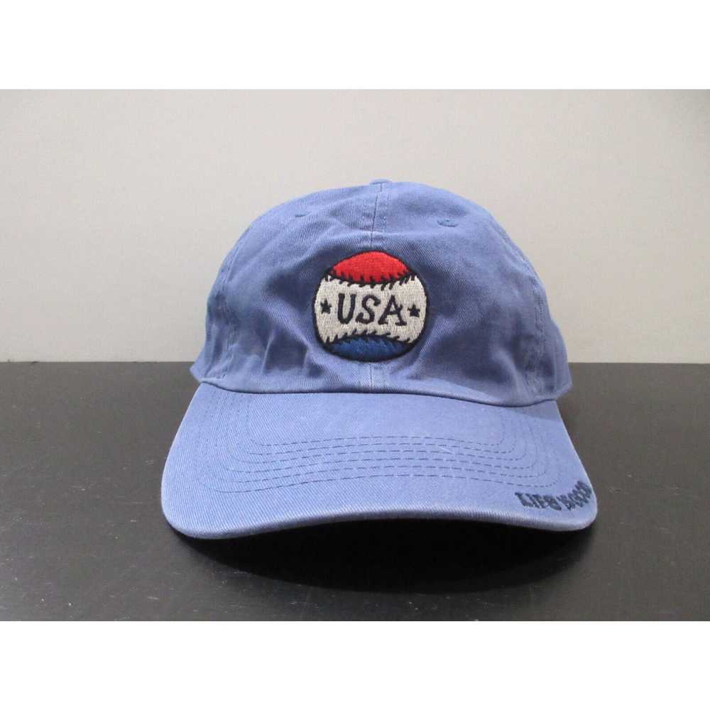 Life Is Good Life Is Good Hat Cap Strap Back Blue… - image 1