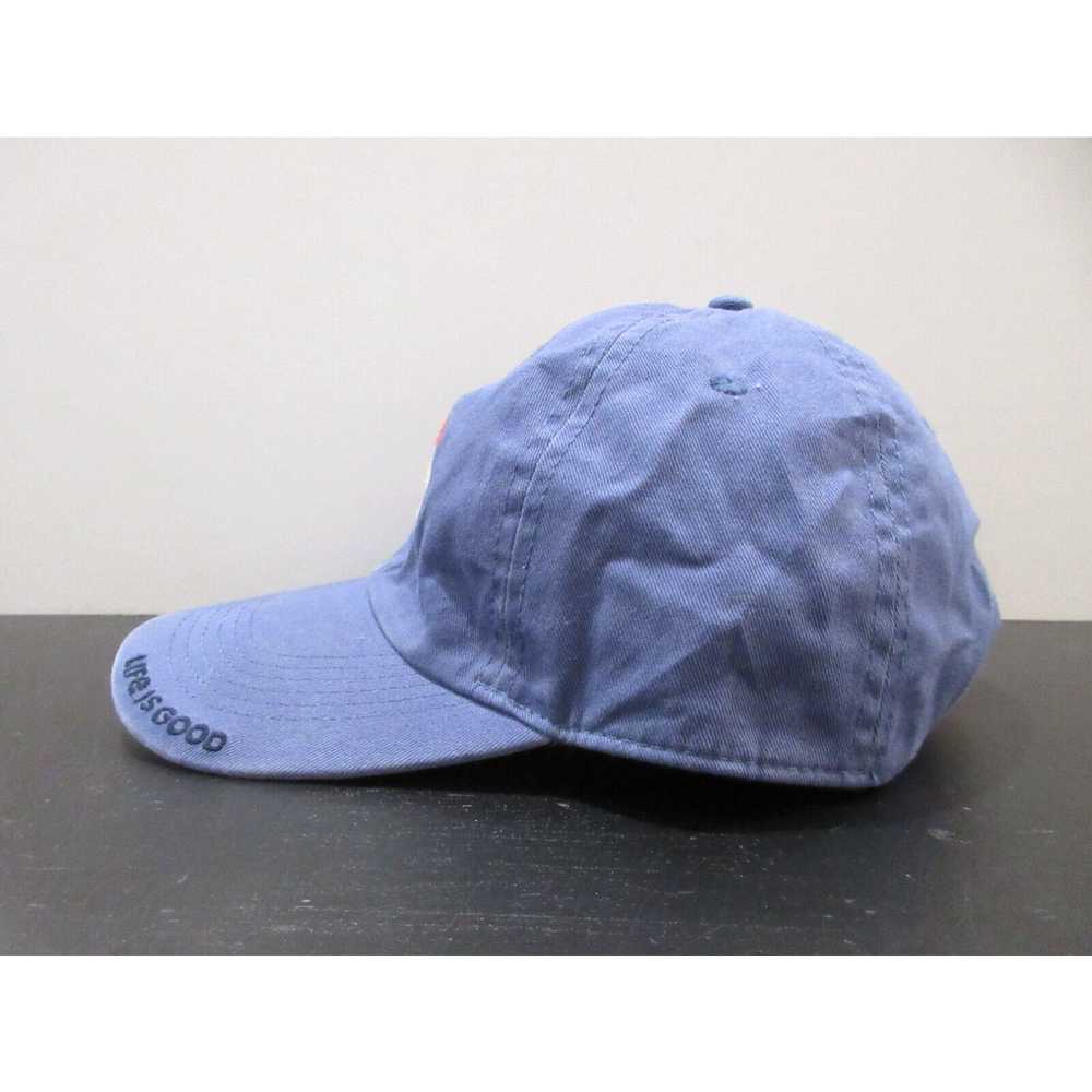 Life Is Good Life Is Good Hat Cap Strap Back Blue… - image 3